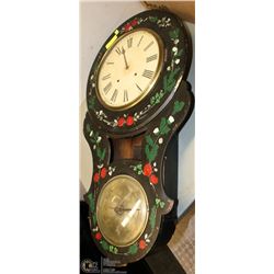ANTIQUE WALL CLOCK FOR RESTORATION