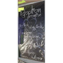 INSPIRATIONAL WALL PLAQUE