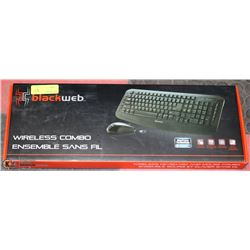 BLACKWEB WIRELESS MOUSE & KEYBOARD COMBO