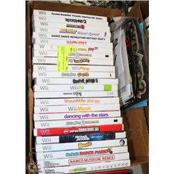 23 WII GAMES AND INSTRUCTION BOOKLETS