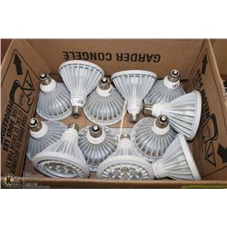 12 SYLVANIA 15 WATT PAR 38  LED LAMPS