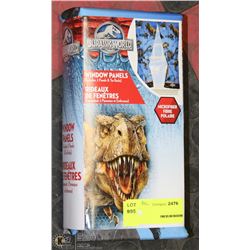 JURRASIC WORLD WINDOW PANELS