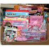 Image 1 : BOX OF ASSORTED GIRLS CRAFTS, BEAD MAKING KITS &