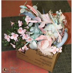 BOX OF DESIGNER ARTIFICIAL  FLOWERS