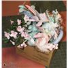 Image 1 : BOX OF DESIGNER ARTIFICIAL  FLOWERS