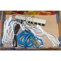 BOX WITH PROTECTOR POWER BAR AND SEVERAL NEW