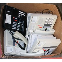 BOX OF NORSTAR OFFICE PHONES -WORKING