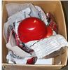 Image 1 : LOT OF 7 RED SAFETY HARD HATS