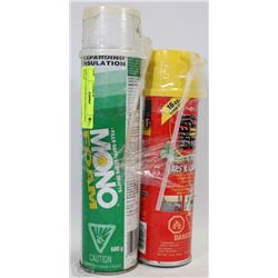 LOT OF 2 ASSORTED INSULATING FOAM
