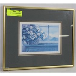 ARNIE FISK MATTED SIGNED PRINT FRAMED