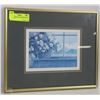 Image 1 : ARNIE FISK MATTED SIGNED PRINT FRAMED