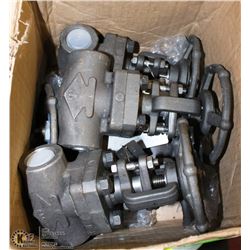 BOX OF INDUSTRIAL GATE VALVES