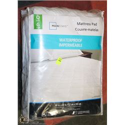 MAINSTAYS WATERPROOF QUEEN SIZE MATTRESS PAD