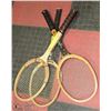 Image 1 : 3 VINTAGE WOODEN RACQUETS
