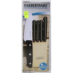 FARBERWARE 6 PC PREP KNIFE SET