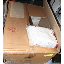 BOX WITH APPROX 20 BUNDLES SIZE SMALL WORK GLOVES