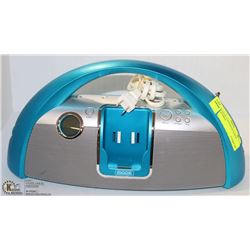 I-MODE CLOCK/RADIO W/IPOD DOCKING