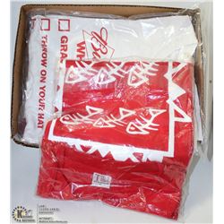 BOX W/7 NEW MEN'S T-SHIRTS (3 XL, 3 LG