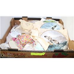 BOX W/ESTATE COLLECTIBLES - VINTAGE