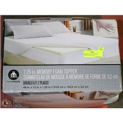HOMETREND 1.25 MATTRESS TOPPER - DOUBLE SIZE