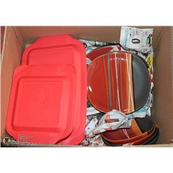 11-PC SET OF DISHWARE & SQUARE &