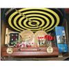 Image 1 : BOX W/2X2 SIDED DART BOARDS & DARTS,