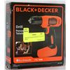 Image 1 : NEW BLACK & DECKER 8V LITHIUM DRILL