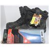 Image 1 : WORKLOAD STEEL TOE BOOTS AND PACK OF MEMORY FOAM