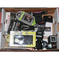 FLAT OF ASSORTED ELETRONICS,ARM BAND FOR IPHONE &