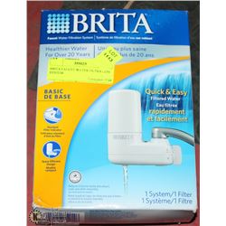 BRITA FAUCET WATER FILTRATION SYSTEM