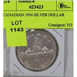 CANADIAN 1954 SILVER DOLLAR