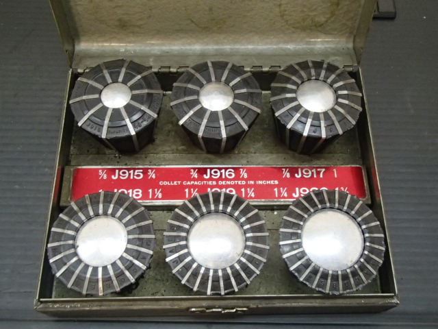 Jacobs Rubber Flex Lathe Collets, See Pics for Sizes - BTM Industrial