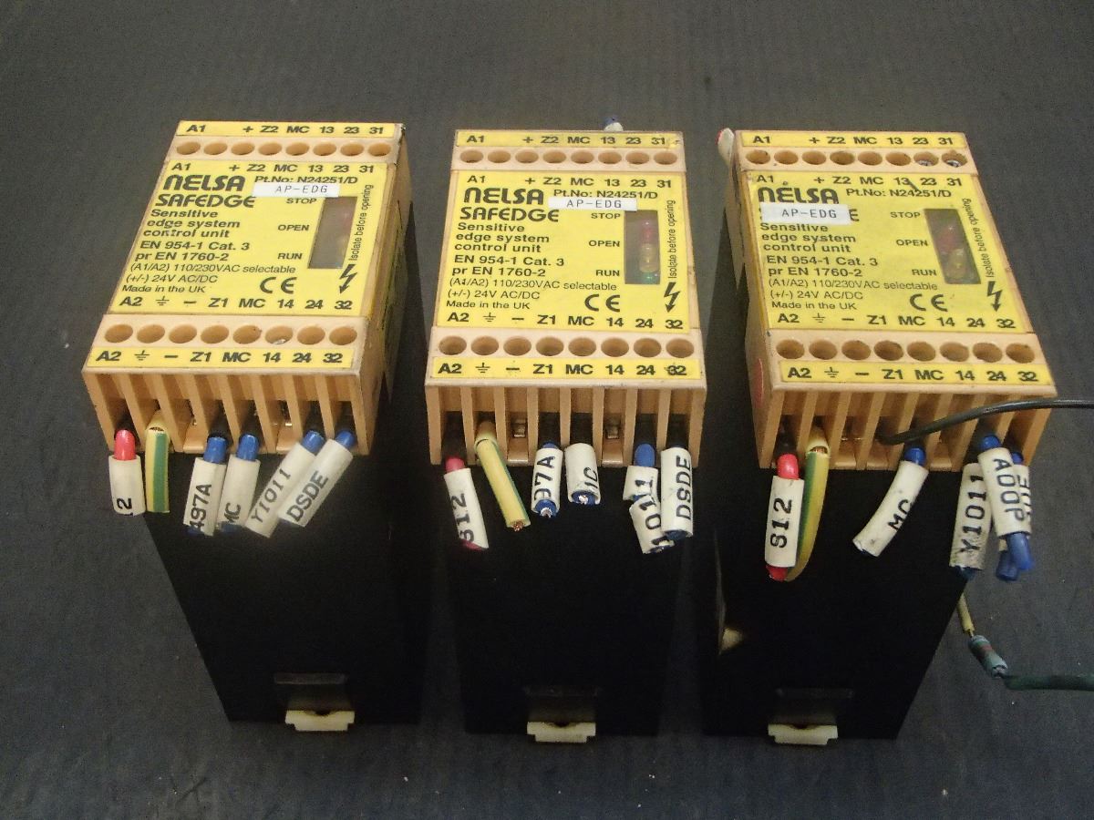 NELSA SAFEDGE Sensitive Edge System Control Units, 3 Total