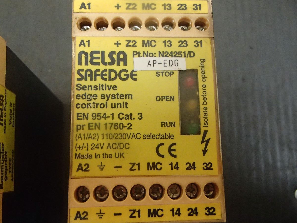 NELSA SAFEDGE Sensitive Edge System Control Units, 3 Total