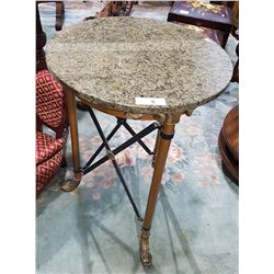 MARBLE TOP DECORATIVE PARLOUR TABLE