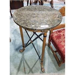 MARBLE TOP DECORATIVE PARLOUR TABLE