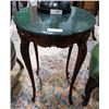 Image 1 : MARBLE TOP CARVED MAHOGANY PARLOUR TABLE