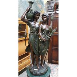 LARGE FIGURAL LAMP