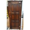 Image 1 : PRIORY OAK LINEN FOLD WARDROBE