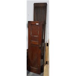 GALLEY DOOR AND YACHT REAR DECK