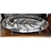 Image 1 : SILVER PLATE FOOTED TRAY