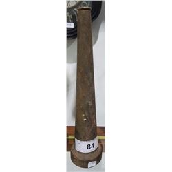 ANTIQUE FIREHOSE NOZZLE 12"