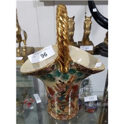 ASIAN PORCELAIN BASKET