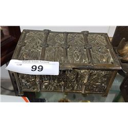 ENGLISH METAL KEEPSAKE BOX