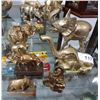 Image 1 : 6 BRASS ELEPHANTS