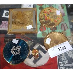 LOT OF 5 ART DECO AND VINTAGE COMPACTS