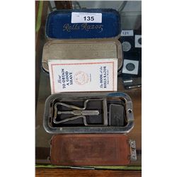 PAIR OF ROLLS RAZOR SETS ONE IN ORIGINAL BOX WITH INSTRUCTIONS