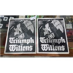 PAIR OF NAZI PROPOGANDA