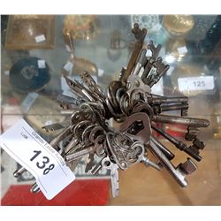 COLLECTION OF SKELETON KEYS