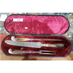 VINTAGE CASED CARVING SET